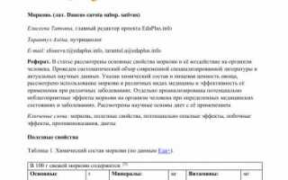 Польза моркови для здоровья и похудения
