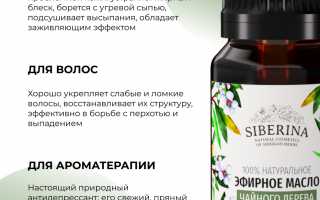 Масло чайного дерева – полезные свойства