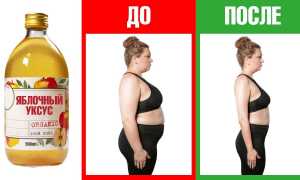 Применение яблочного уксуса для похудения